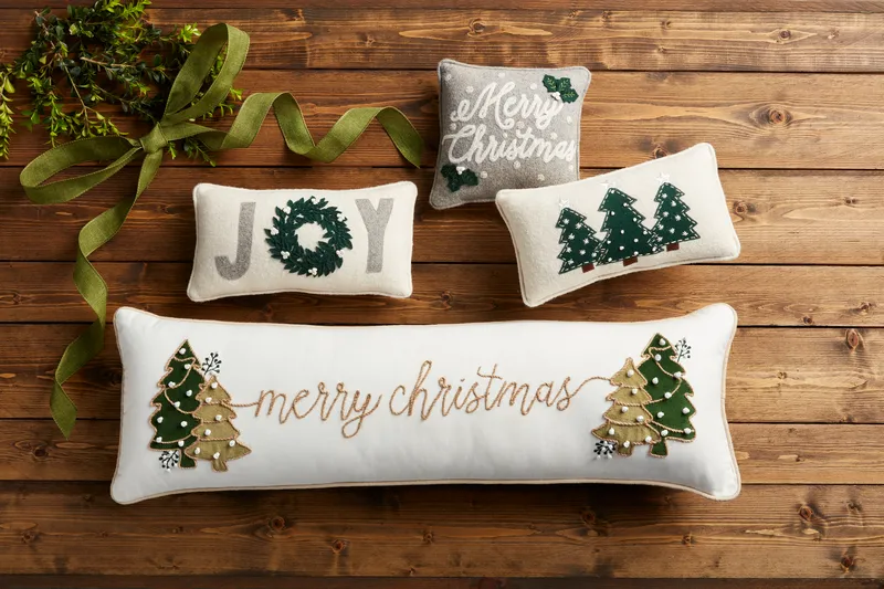 TREE XMAS MINI FELT PILLOW