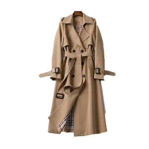 TrenchGuard™ | Women's Double Button Trench Coat | Classic Design, Water-Resistant Fabric & Stylish Outerwear