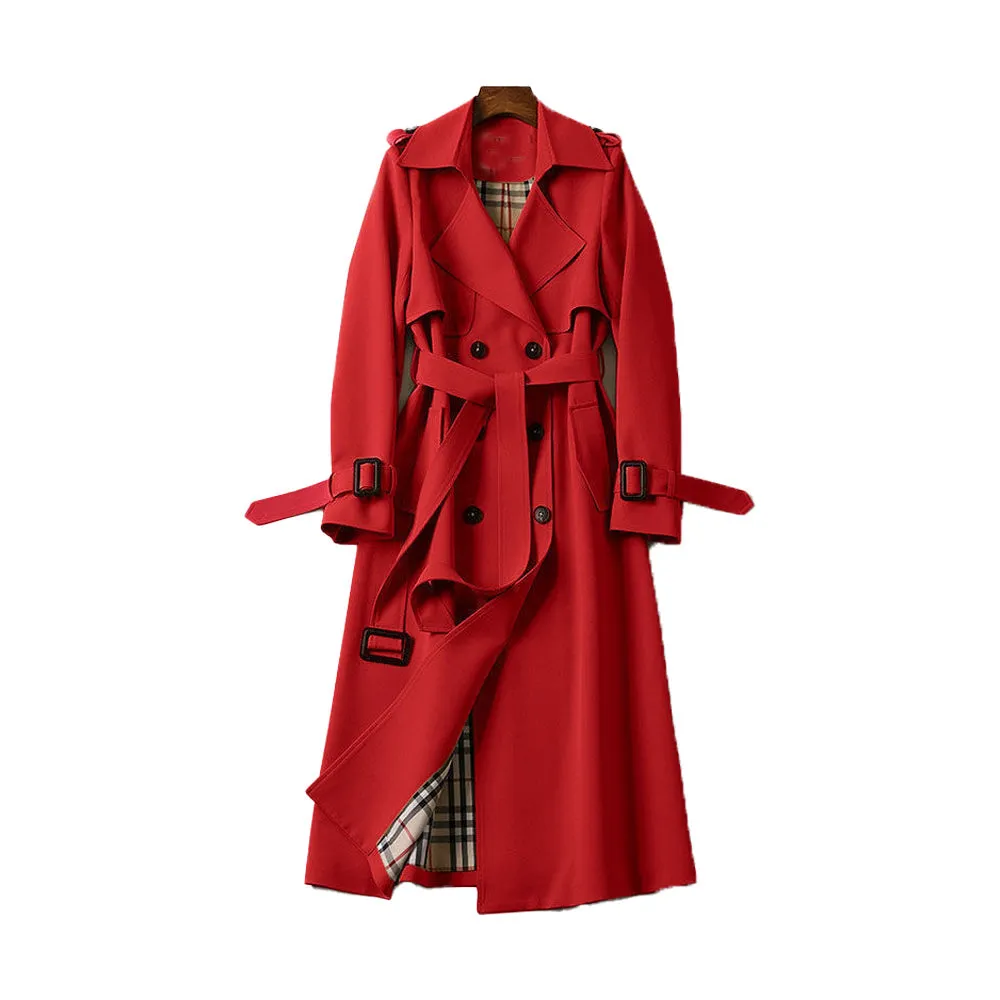 TrenchGuard™ | Women's Double Button Trench Coat | Classic Design, Water-Resistant Fabric & Stylish Outerwear