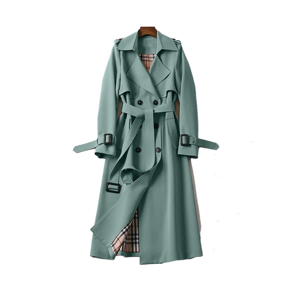 TrenchGuard™ | Women's Double Button Trench Coat | Classic Design, Water-Resistant Fabric & Stylish Outerwear