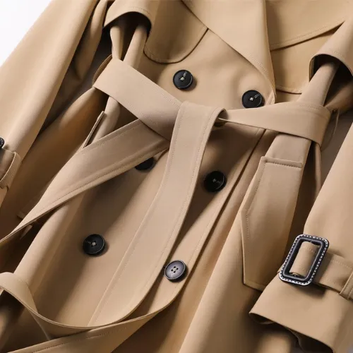 TrenchGuard™ | Women's Double Button Trench Coat | Classic Design, Water-Resistant Fabric & Stylish Outerwear