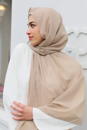 TRES NATUALE Georgette Chiffon Scarf