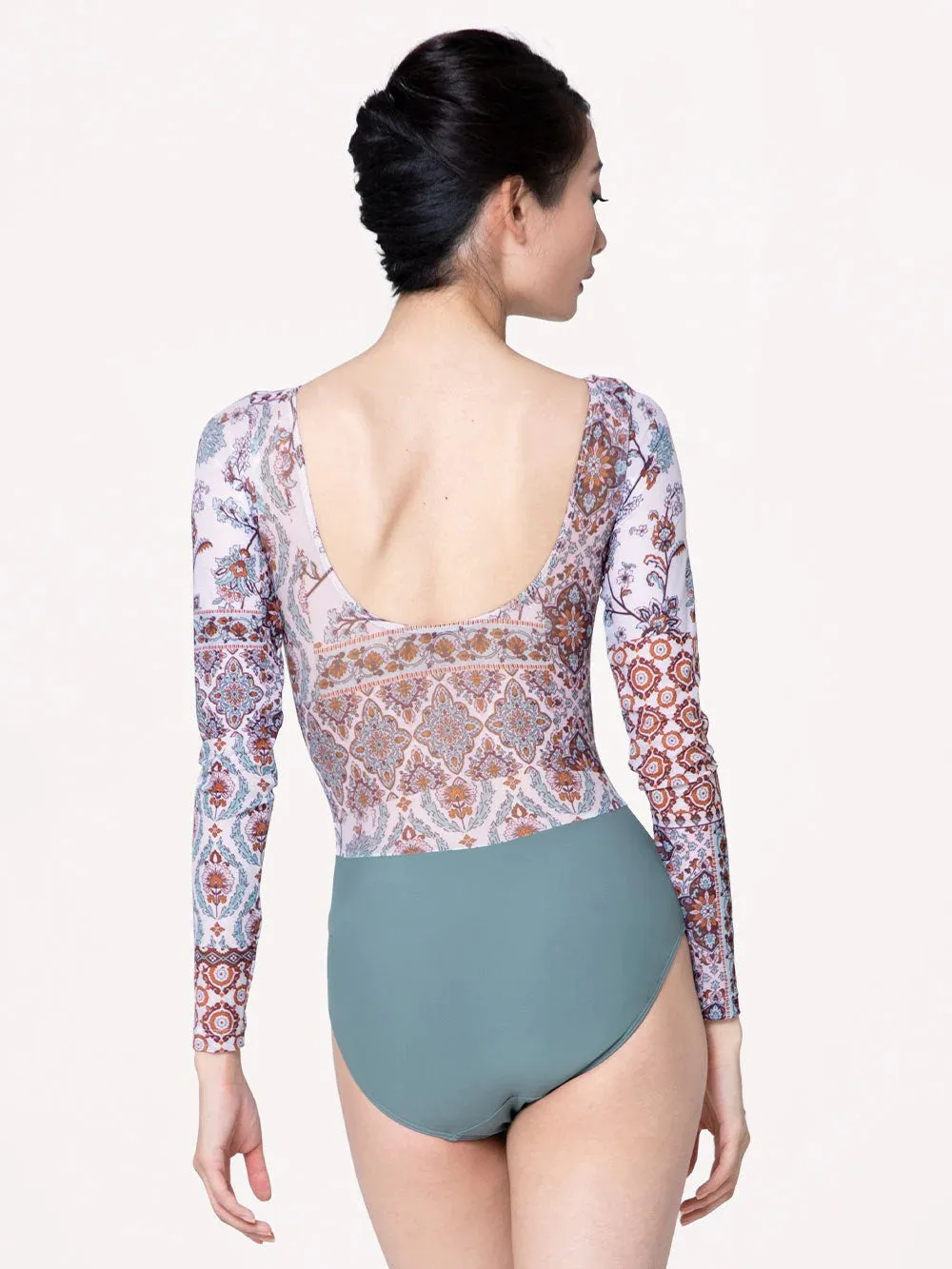 Tri Patchwork Leotard