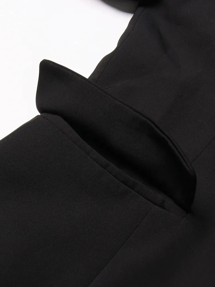 Ultimate Power piece Fancy Pantsuit Off the shoulder blazer | Suit Coat | Modern Blazer Pantsuit | Womens Suit Jacket