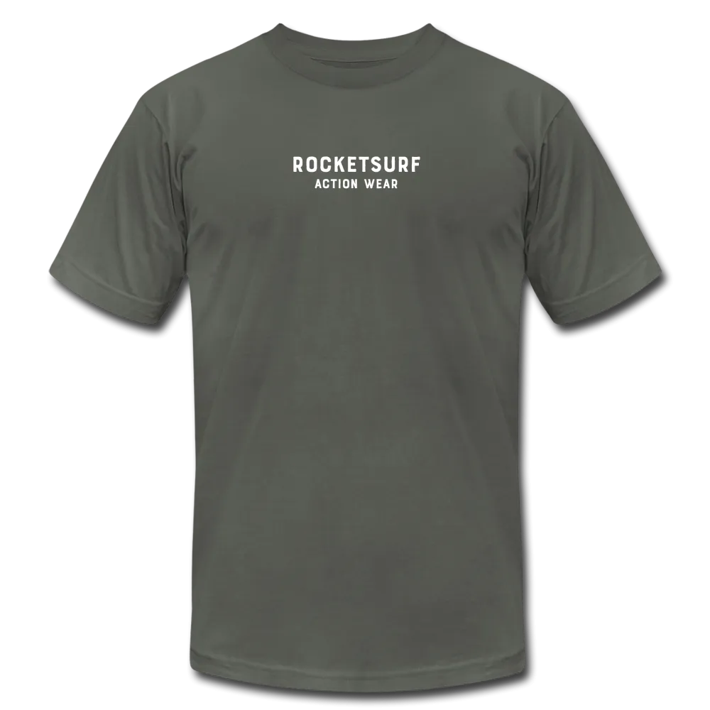 Unisex Jersey T-Shirt by Bella   Canvas - RocketSurf Logo