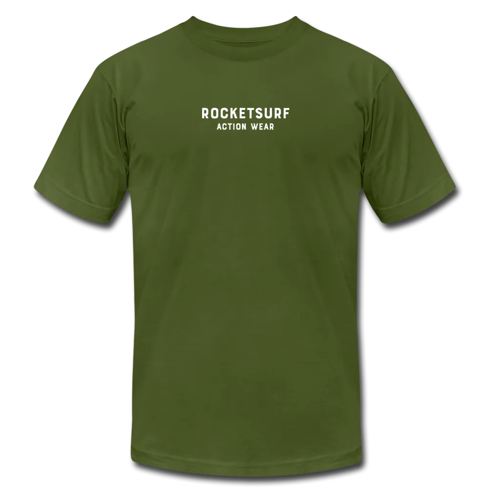 Unisex Jersey T-Shirt by Bella   Canvas - RocketSurf Logo
