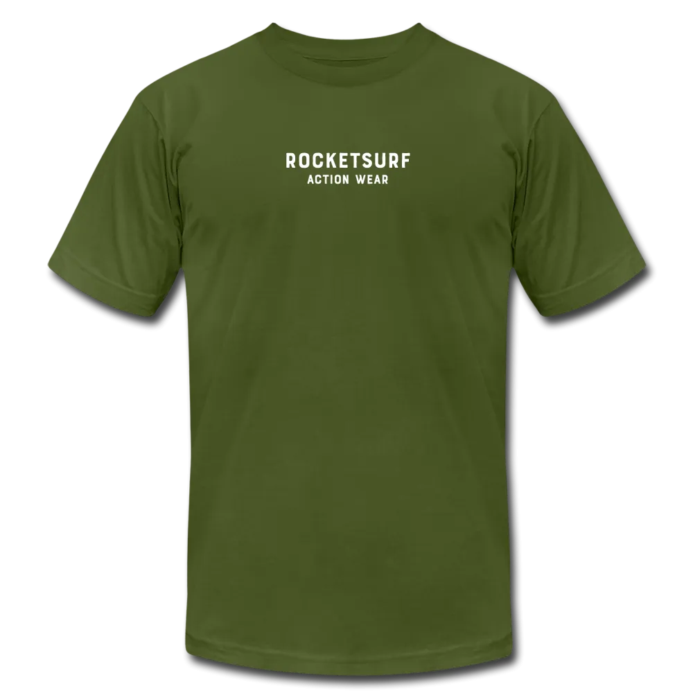 Unisex Jersey T-Shirt by Bella   Canvas - RocketSurf Logo