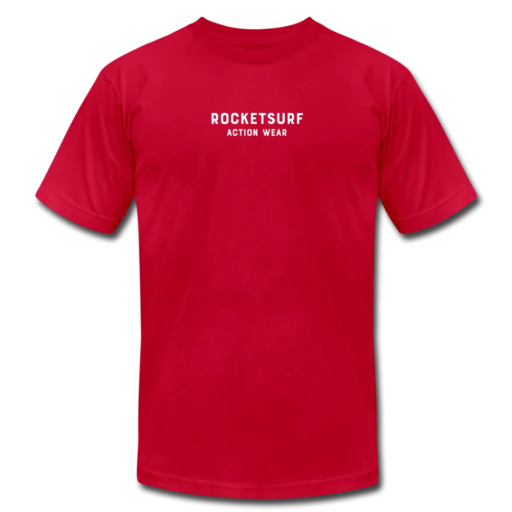 Unisex Jersey T-Shirt by Bella   Canvas - RocketSurf Logo