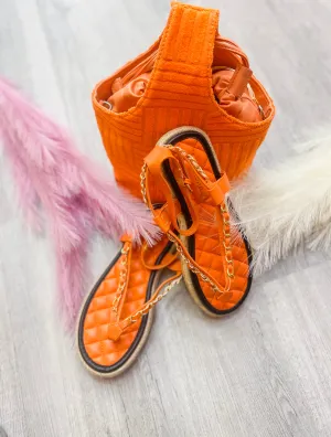 Vanity Terry bucket bag