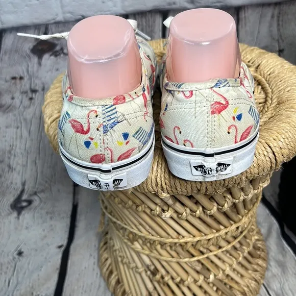Vans flamingo beach lounge chair low cut classic sneaker men 9 womens 10.5 lace