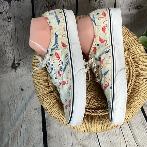 Vans flamingo beach lounge chair low cut classic sneaker men 9 womens 10.5 lace