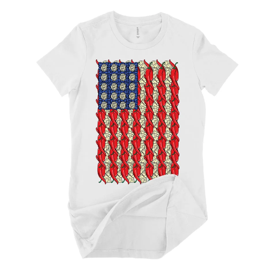 Veggie Flag Women's Shirt