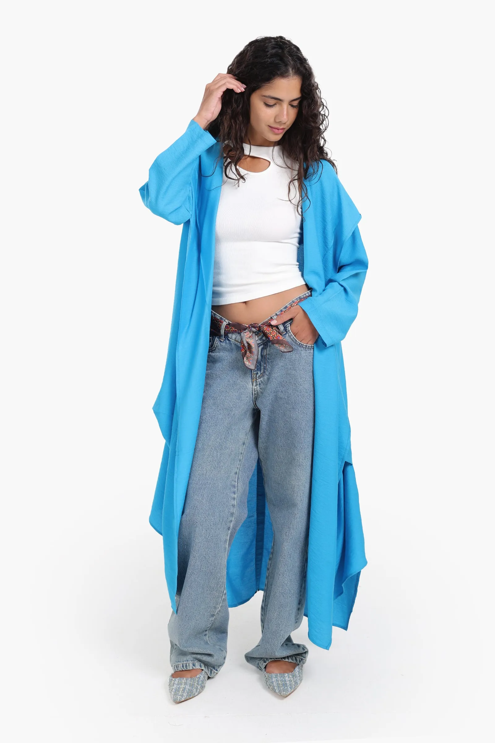 Viscose Blend Lounge Kimono