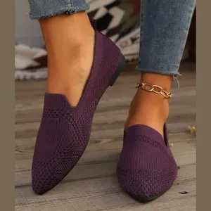 'Vivia' Slip-On Mesh Flat Sandals