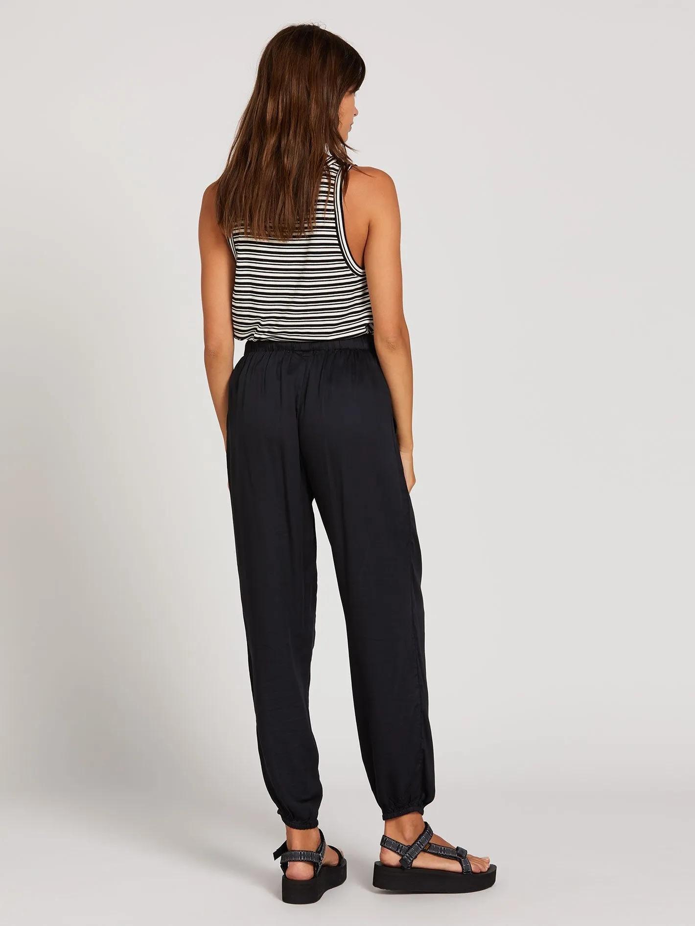 Volcom Womens From Harlem Elastic Waist Pant