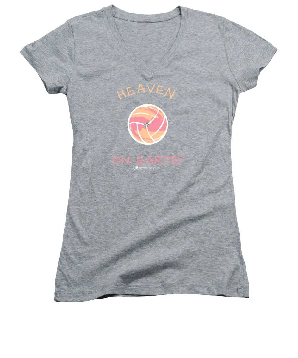 Volleyball Heaven On Earth - Women's V-Neck