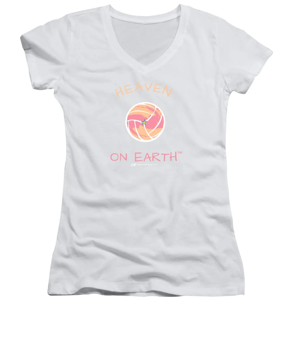 Volleyball Heaven On Earth - Women's V-Neck