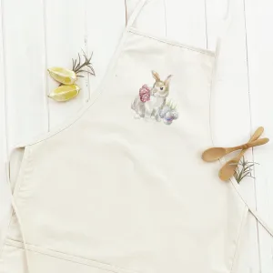 Watercolor Rabbit with Eggs - Women's Apron