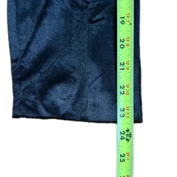Women's Black Velvet Blazer Two Front Pockets Medium