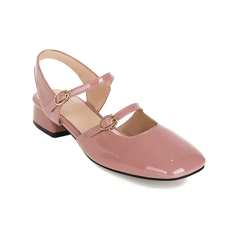 Women's Buckles Belts Sandals
