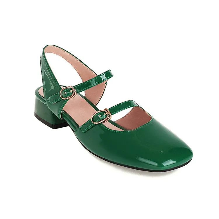 Women's Buckles Belts Sandals