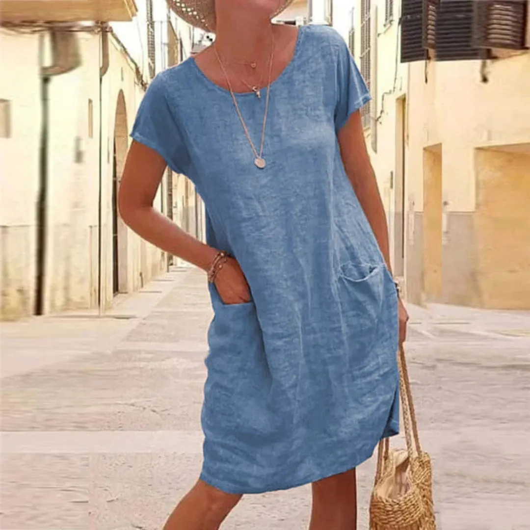 Women's Casual Summer Beach Dress | Midi