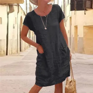 Women's Casual Summer Beach Dress | Midi