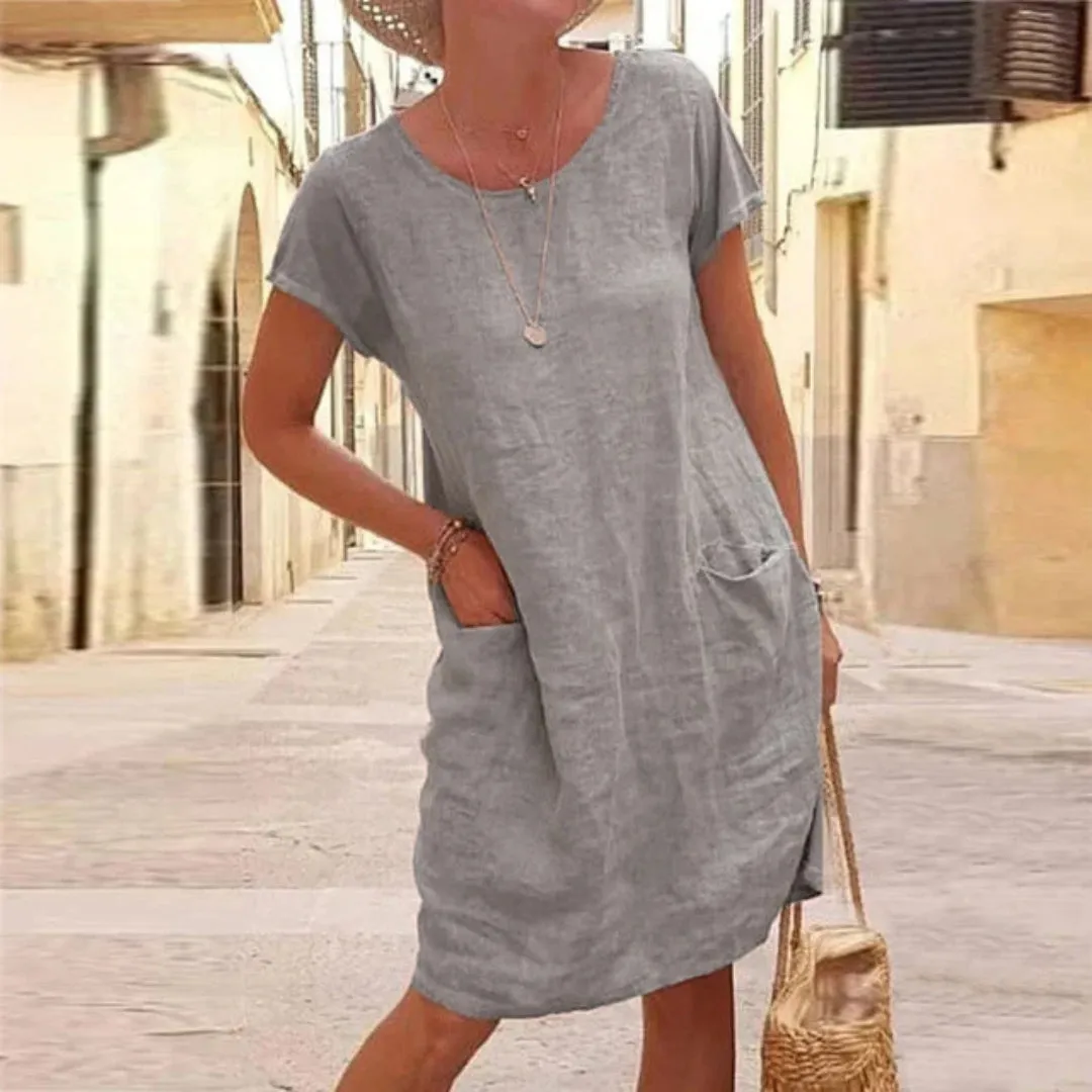 Women's Casual Summer Beach Dress | Midi