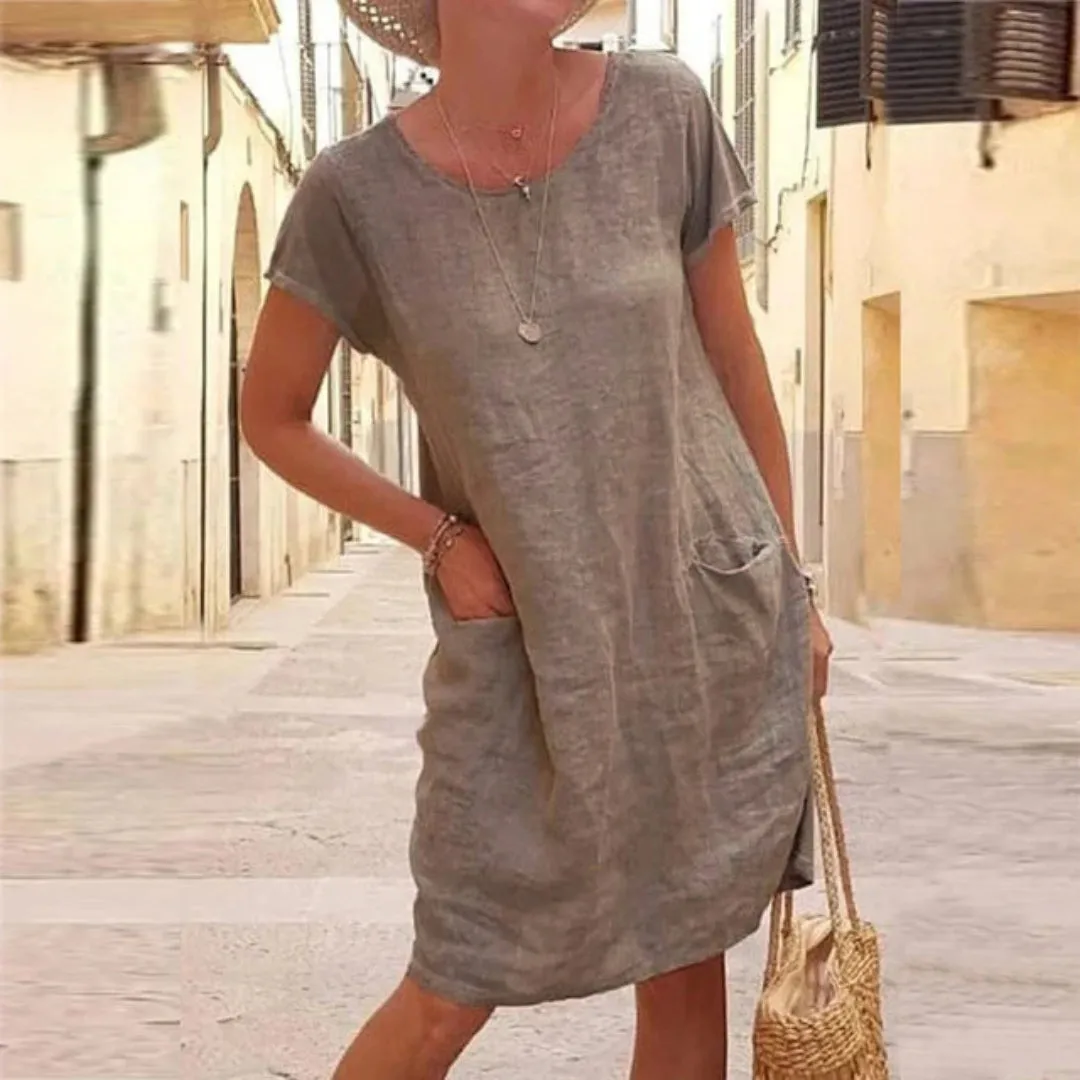 Women's Casual Summer Beach Dress | Midi