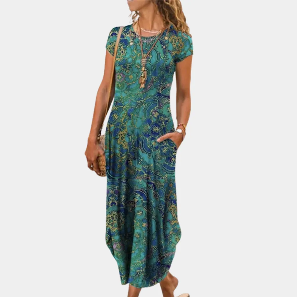 Women's Casual Summer Sleeveless Flowy Dress | Midi