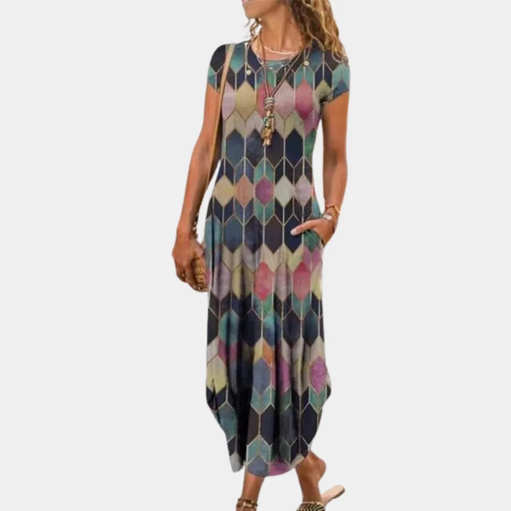 Women's Casual Summer Sleeveless Flowy Dress | Midi