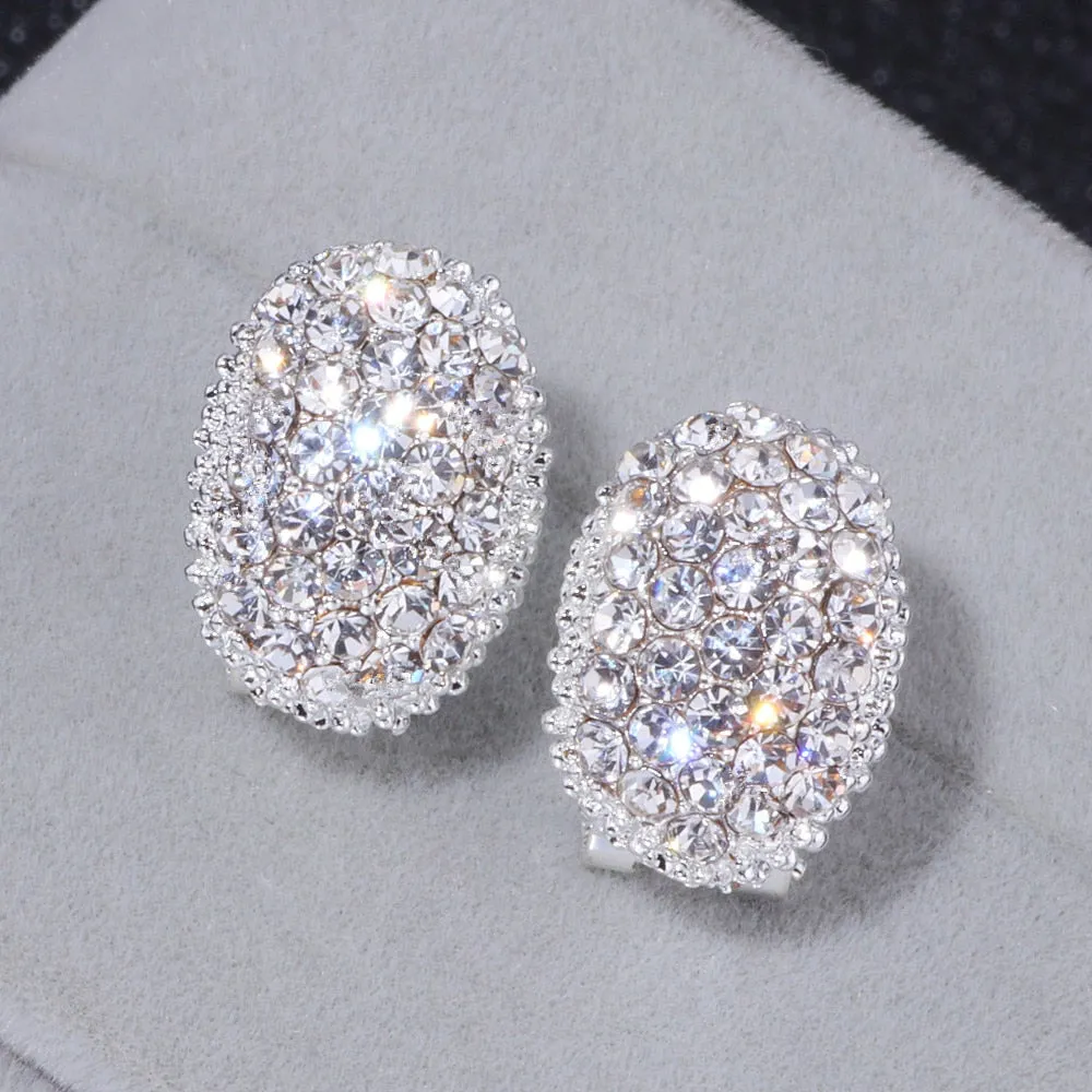 Women's Classic Design Romantic AAA CZ Stone Stud Earrings