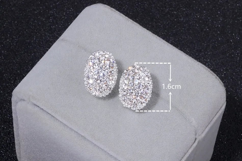 Women's Classic Design Romantic AAA CZ Stone Stud Earrings