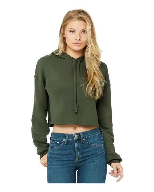 Women's Cropped Fleece Hoodie
