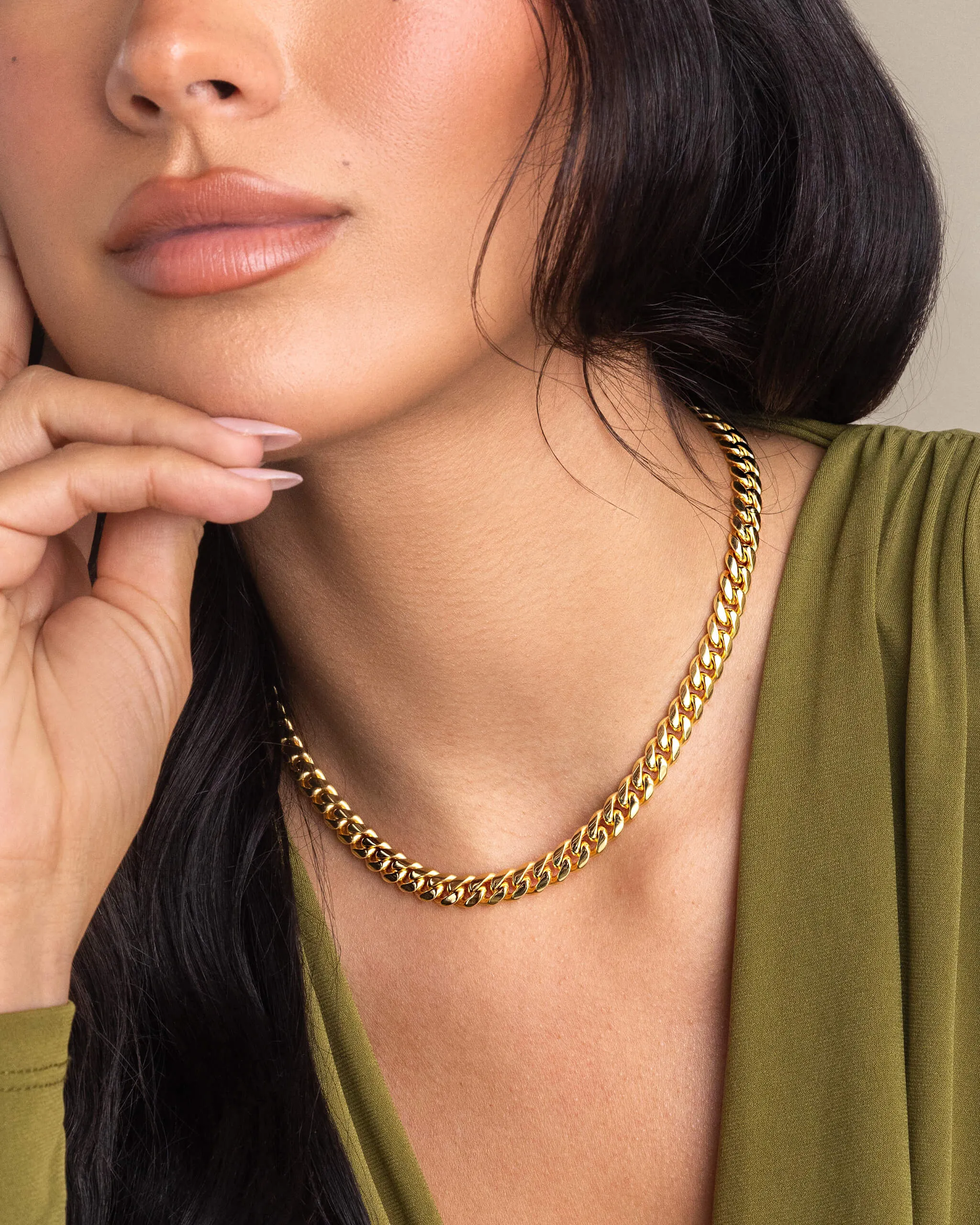 Women's Cuban Link Chain - 8mm