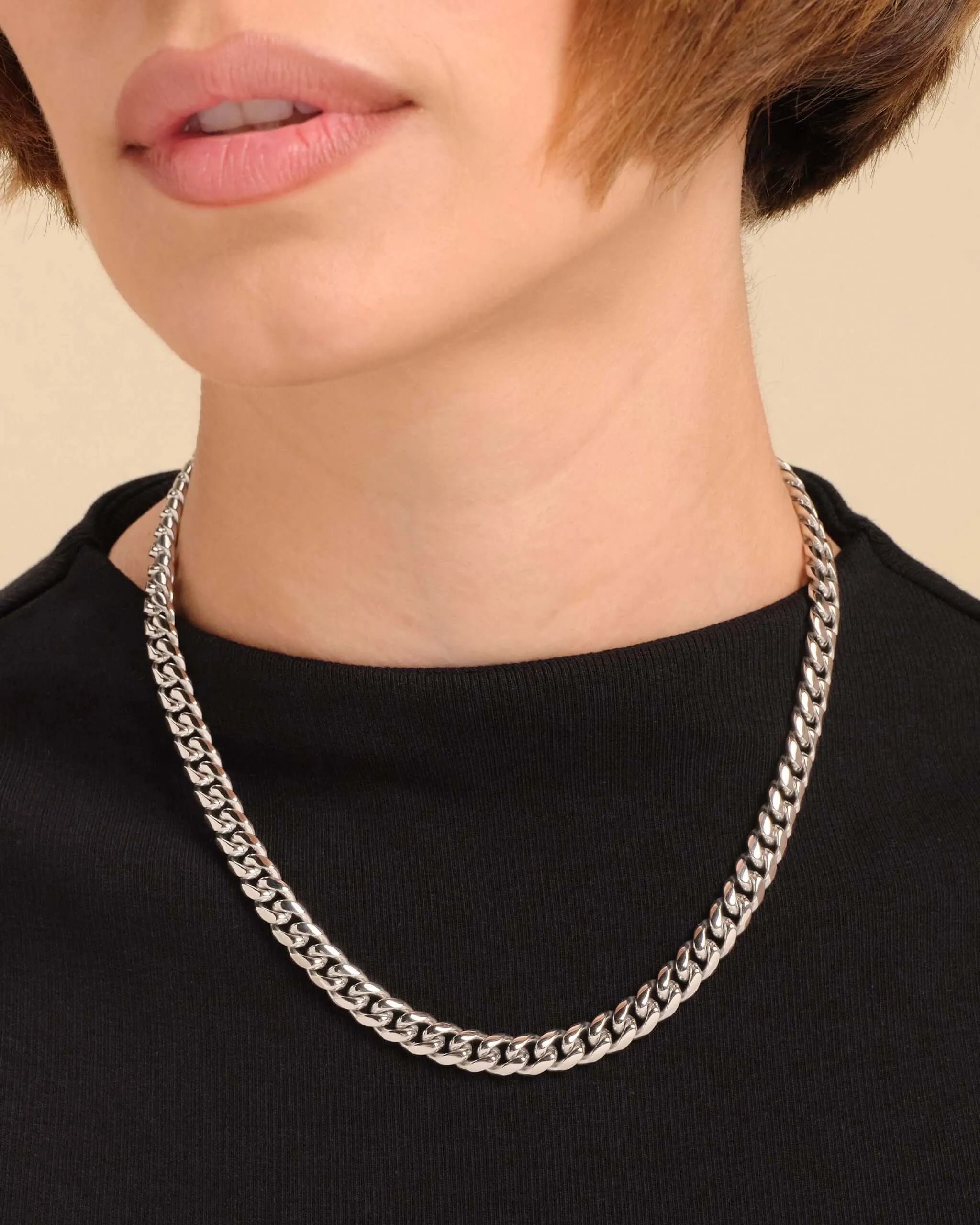 Women's Cuban Link Chain - 8mm