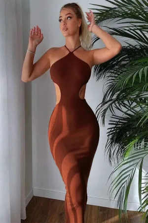 Women's Knitted Sexy Sleeveless Dress