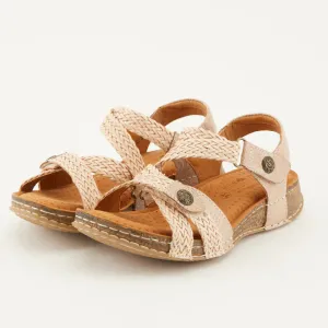 Women's L'Artiste | Atira Corked Sandals with Back Strap | Tan