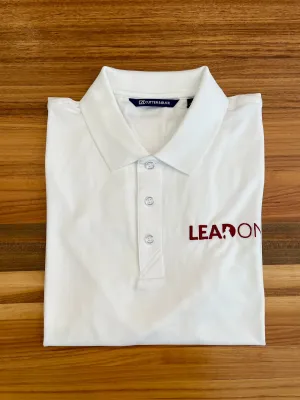Women's Lead On White Polo