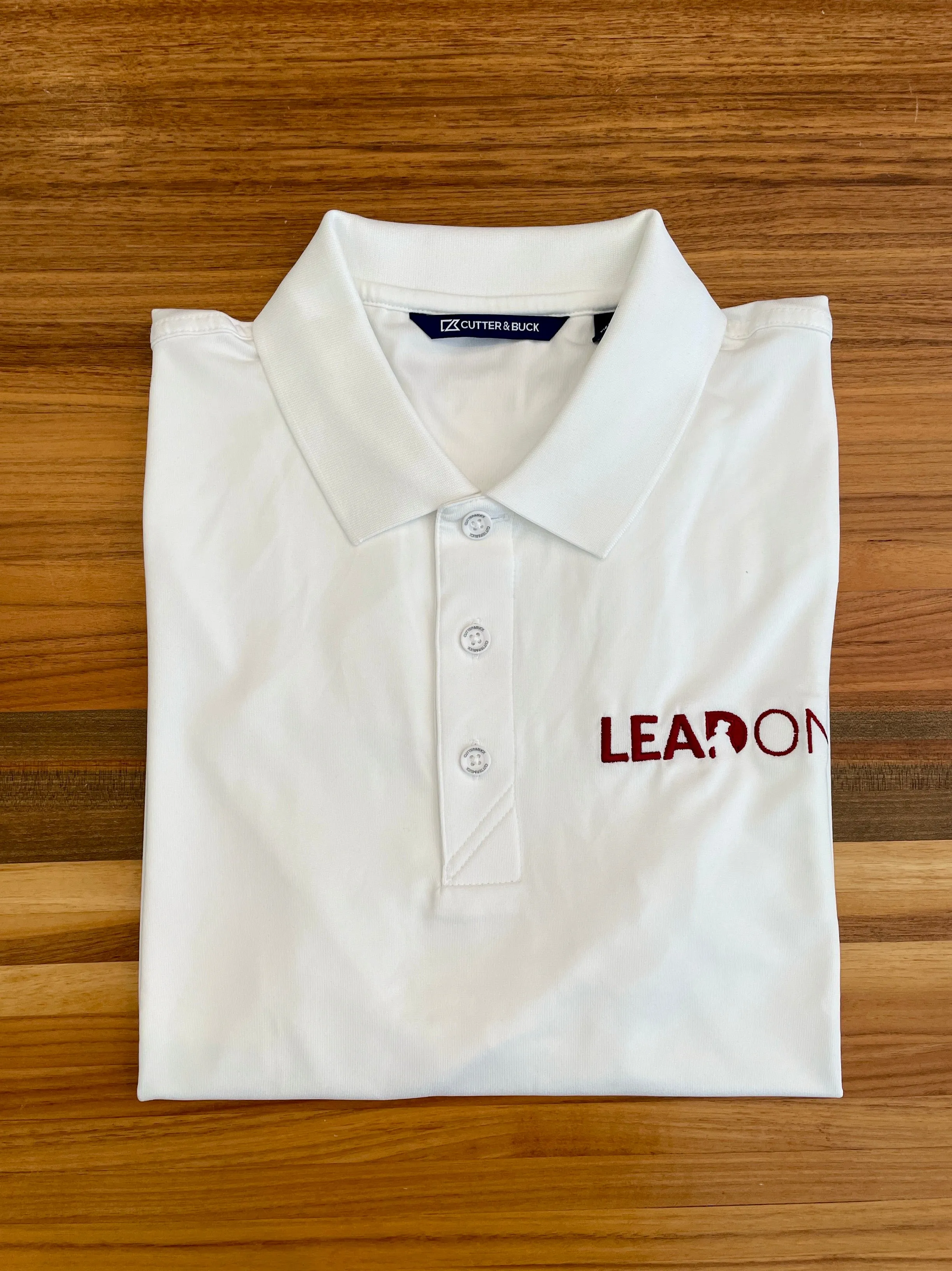 Women's Lead On White Polo