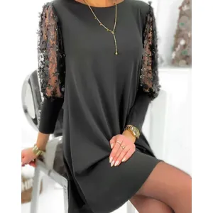 Women's Long Sleeve Cocktail Dress | Mini