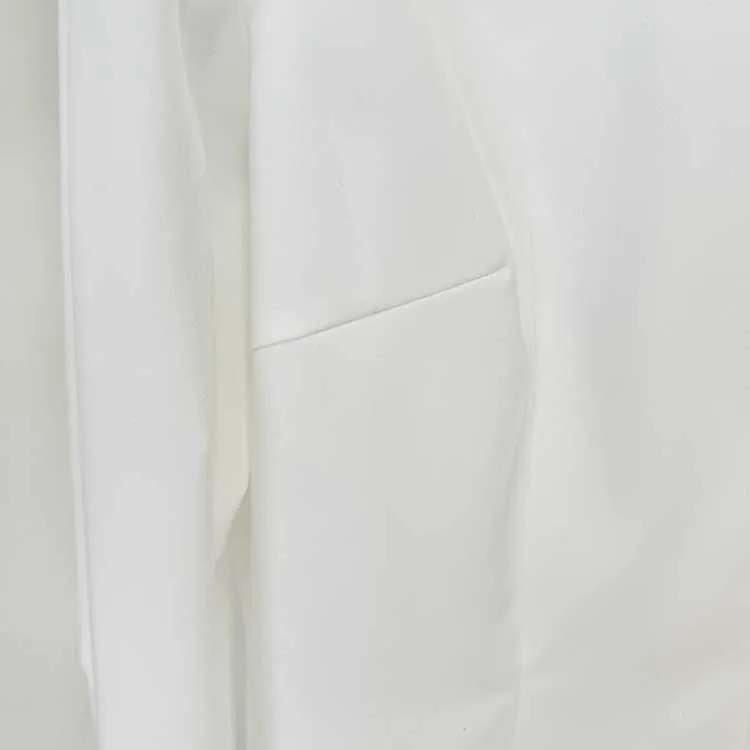 Women's Long Sleeves Fitted White Shirt