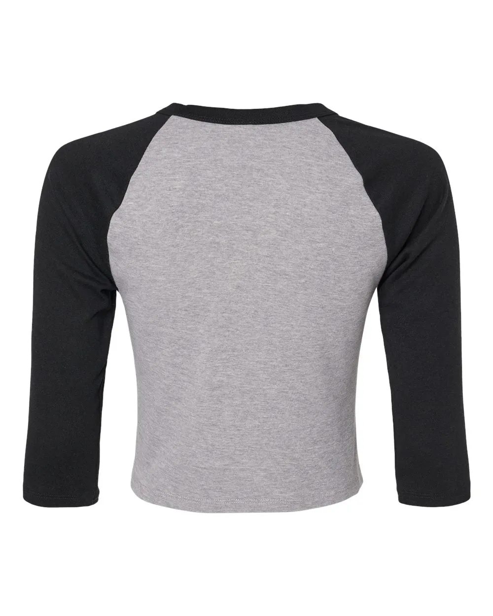 Women's Micro Rib 3/4 Raglan Sleeve Baby Tee
