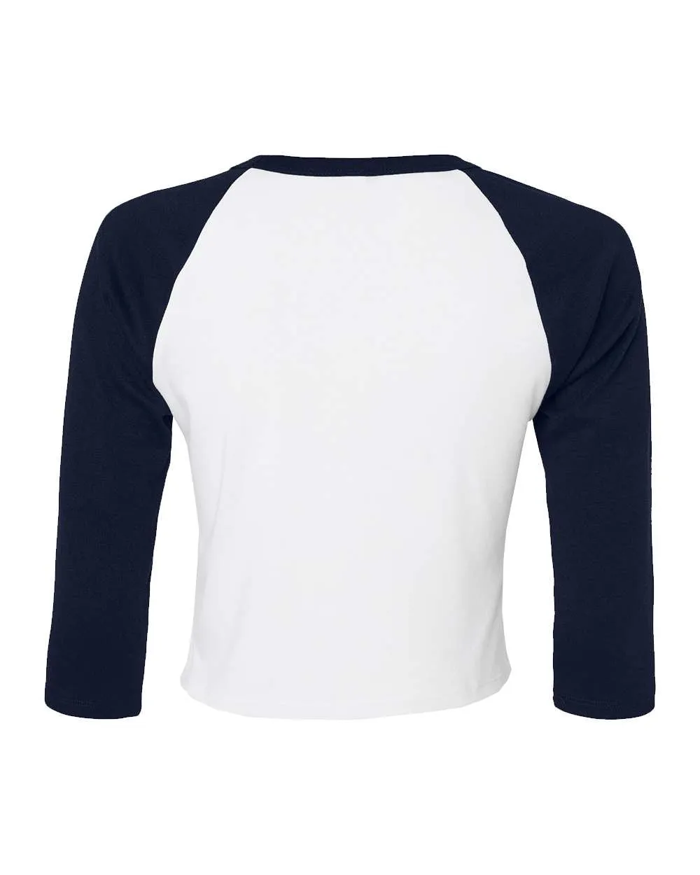 Women's Micro Rib 3/4 Raglan Sleeve Baby Tee