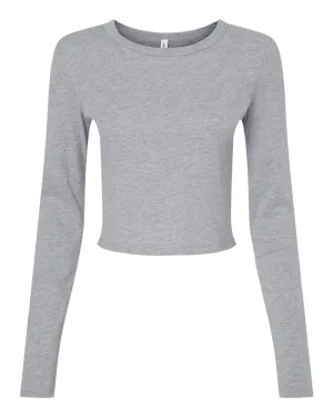 Women's Micro Rib Long Sleeve Baby Tee