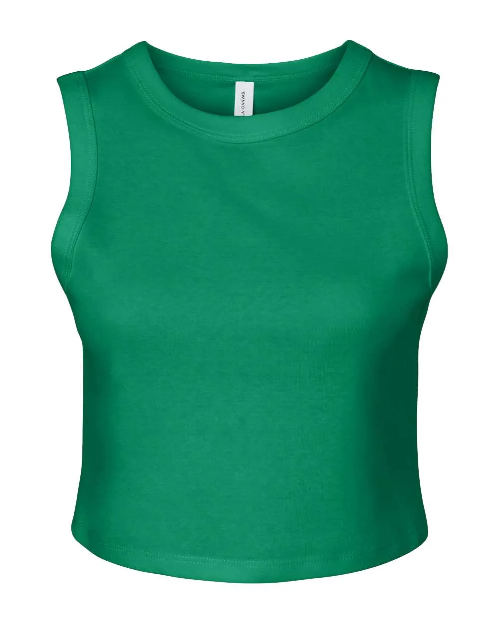 Women's Micro Rib Muscle Crop Tank