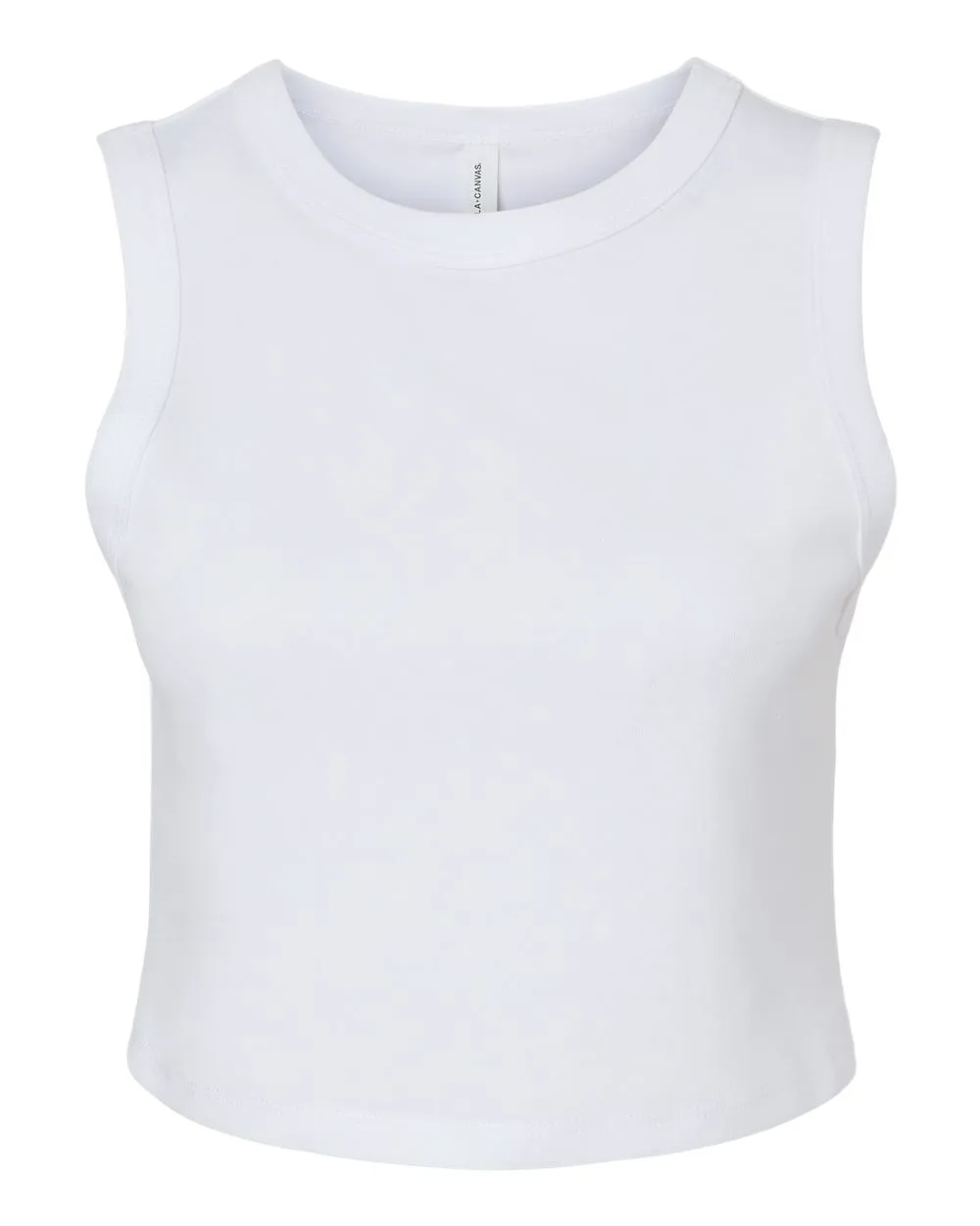 Women's Micro Rib Muscle Crop Tank