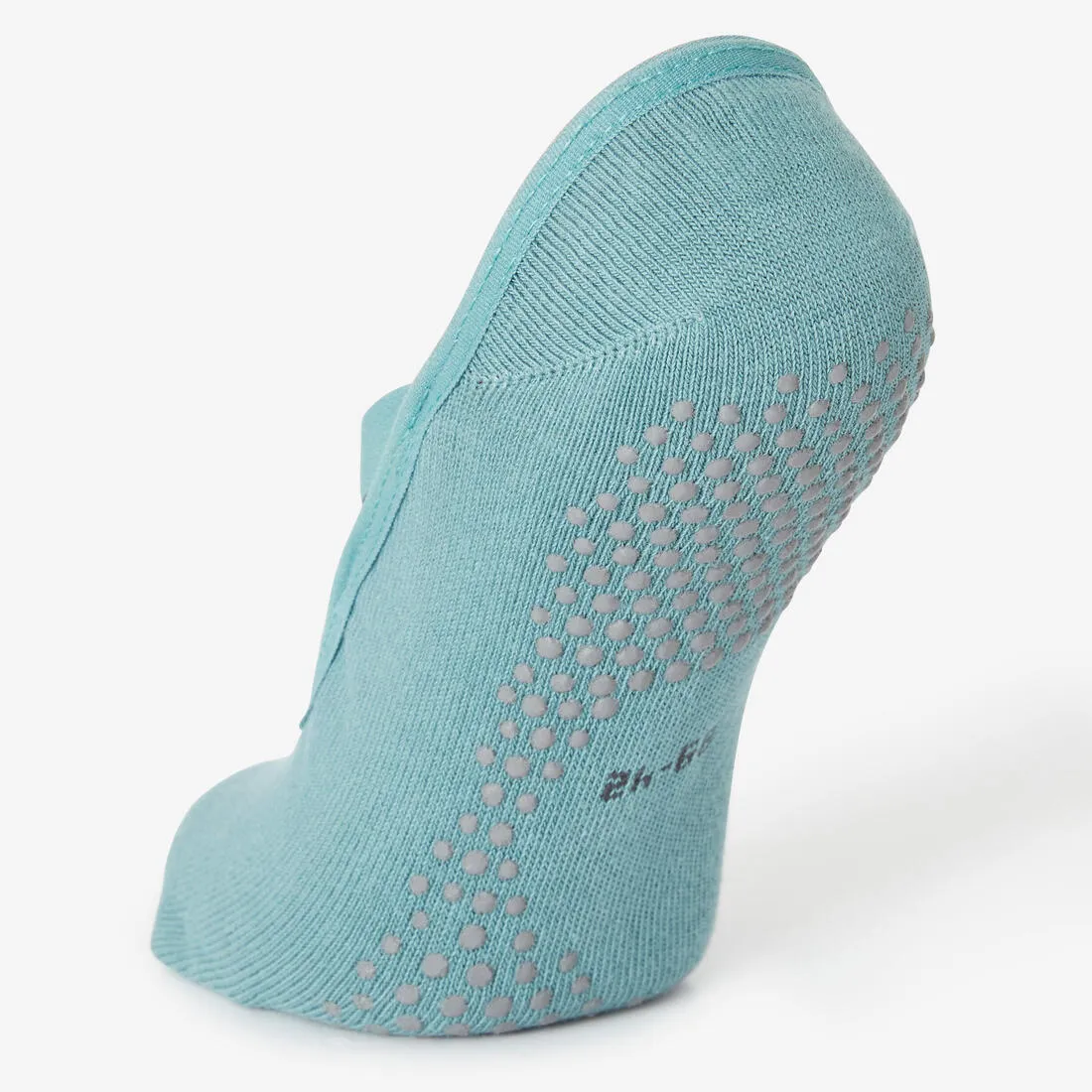 Women's Non-Slip Cotton Fitness Ballet Socks 500