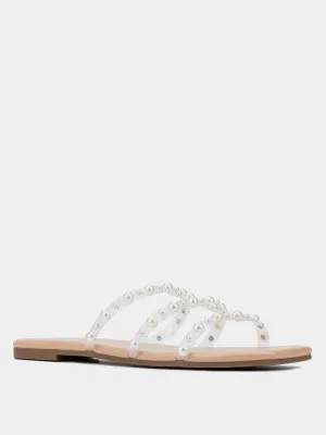 Women's Savina Flats - Wide Width Slide Sandals