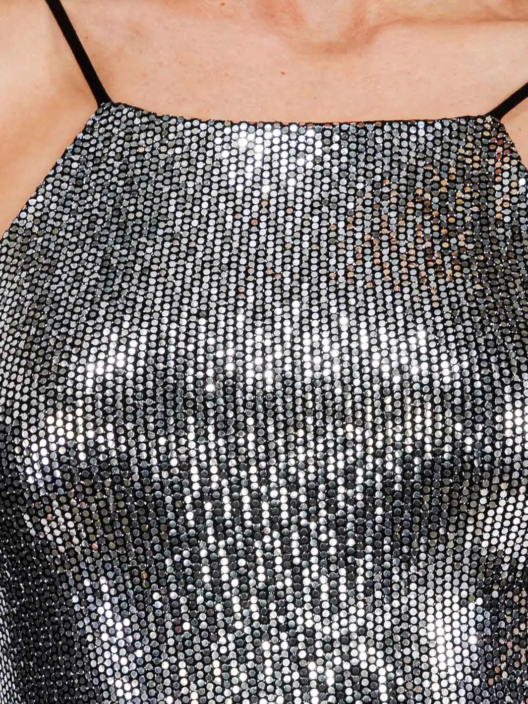 WOMEN'S SLEEVELESS OPEN BACK BODYCON SEQUINS MAXI DRESS